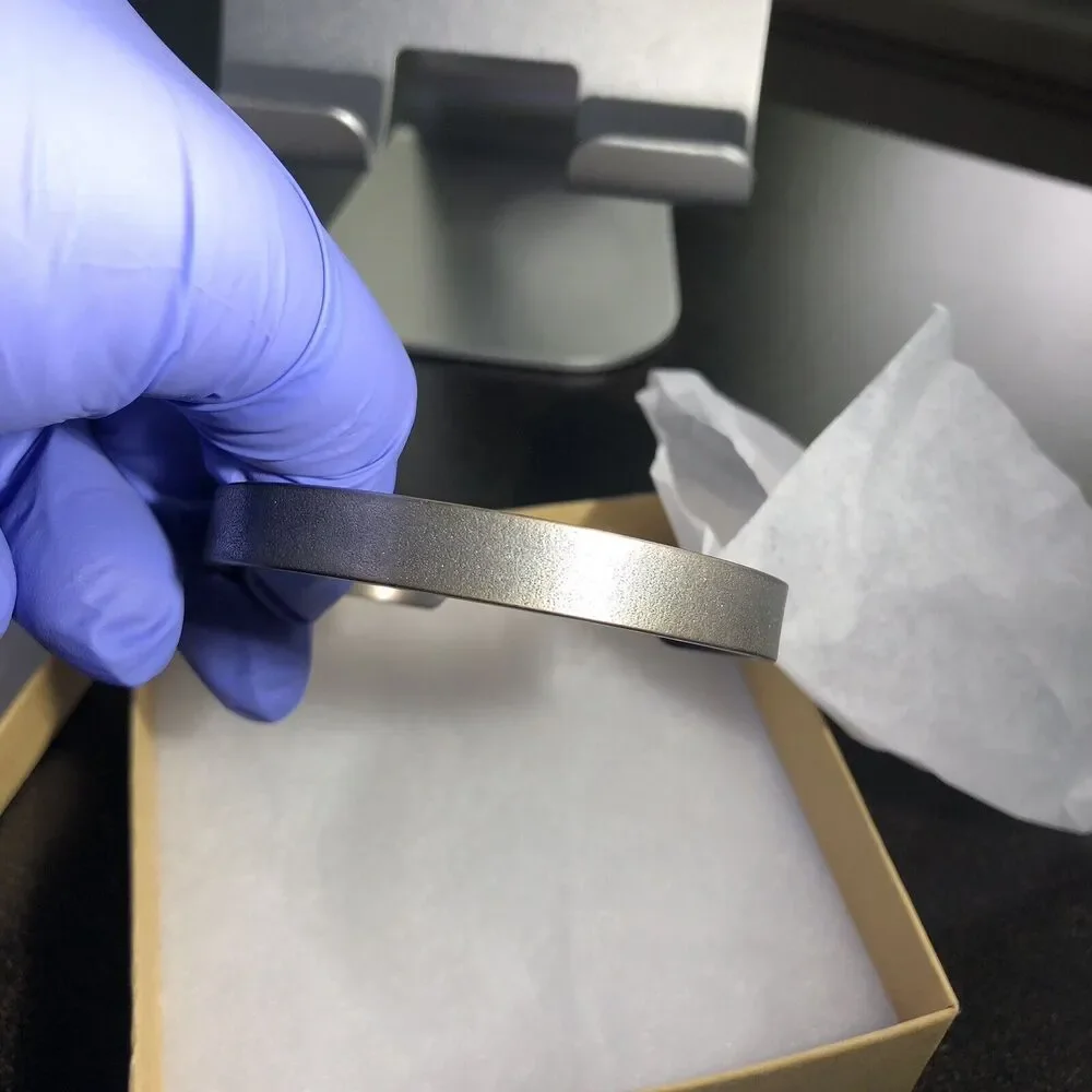 Sterling Silver Boho Cuff Bracelet - Stackable Handmade Southwest Chic Bangle - Picture 5 of 8